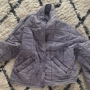 Forever 21 Women's Purple Quilt Jacket